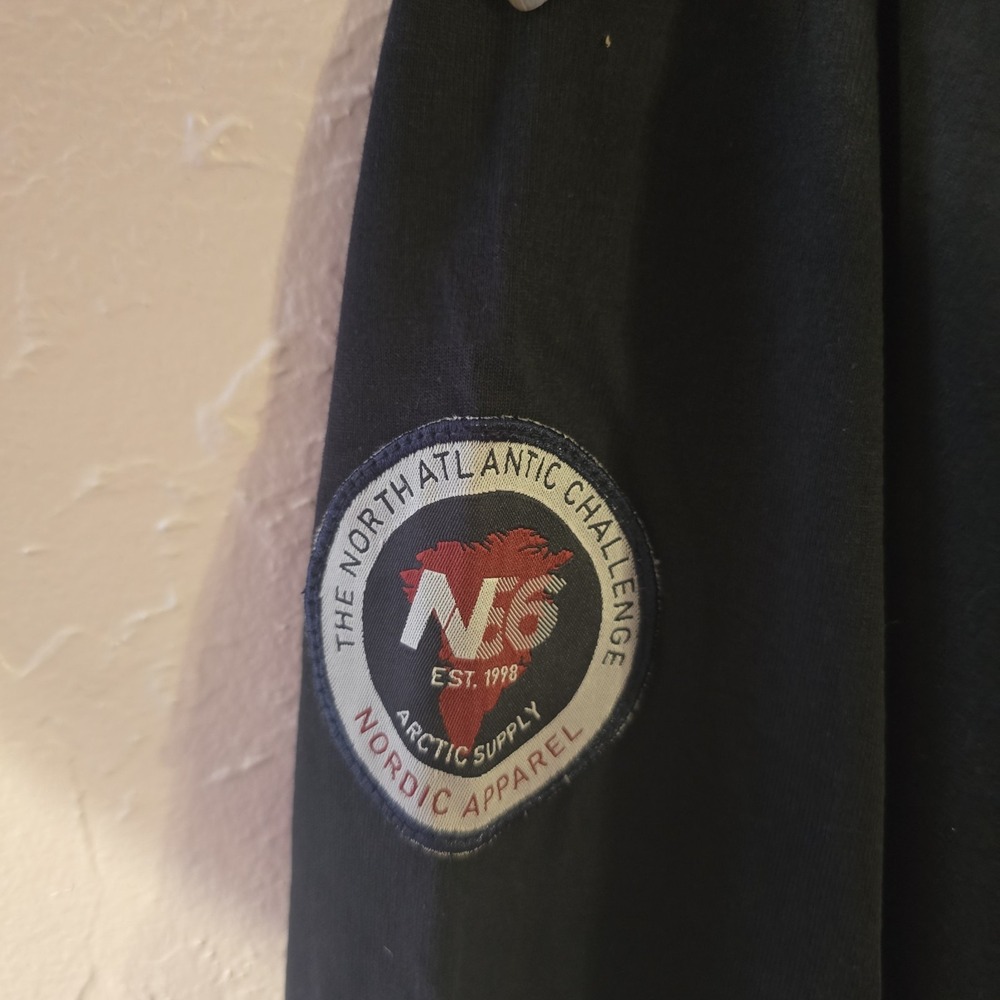 NEW Mens North 56º4 Black Full Zip LS Jersey Knit Sweatshirt Sz 3XLT - Picture 4 of 9